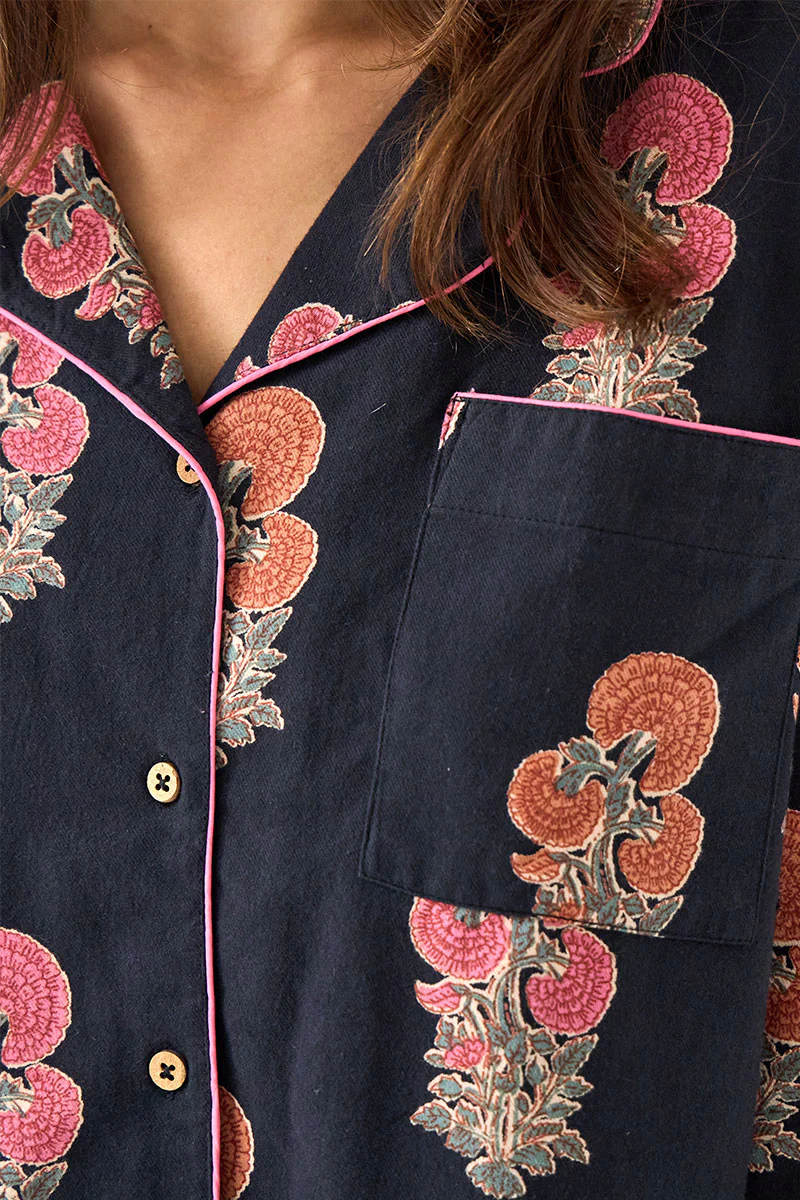 Aurelia Printed Floral Pyjama Set - Image 4