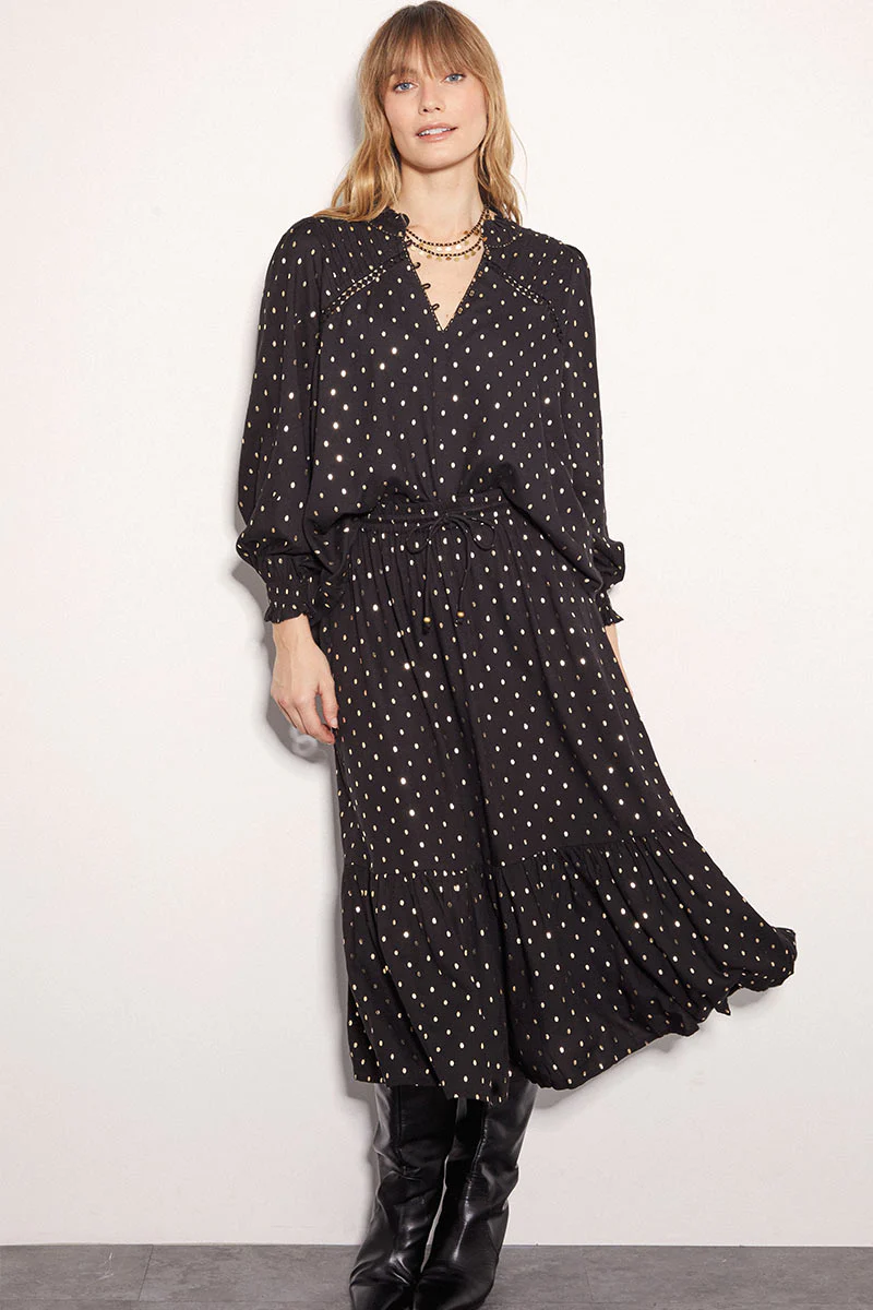 Brona Foil Spotted Skirt - Image 3