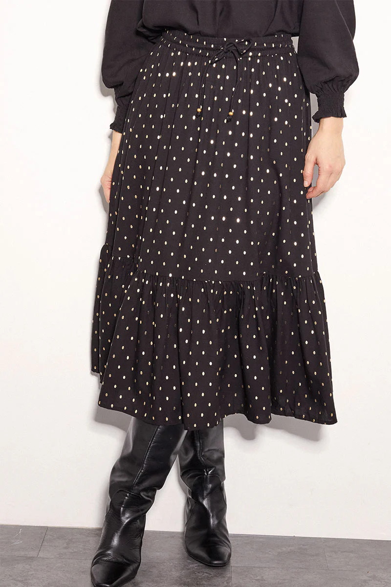 Brona Foil Spotted Skirt - Image 4
