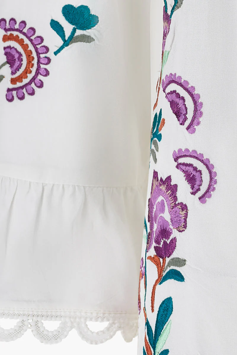 Enya Embroidered Blouse - Image 7