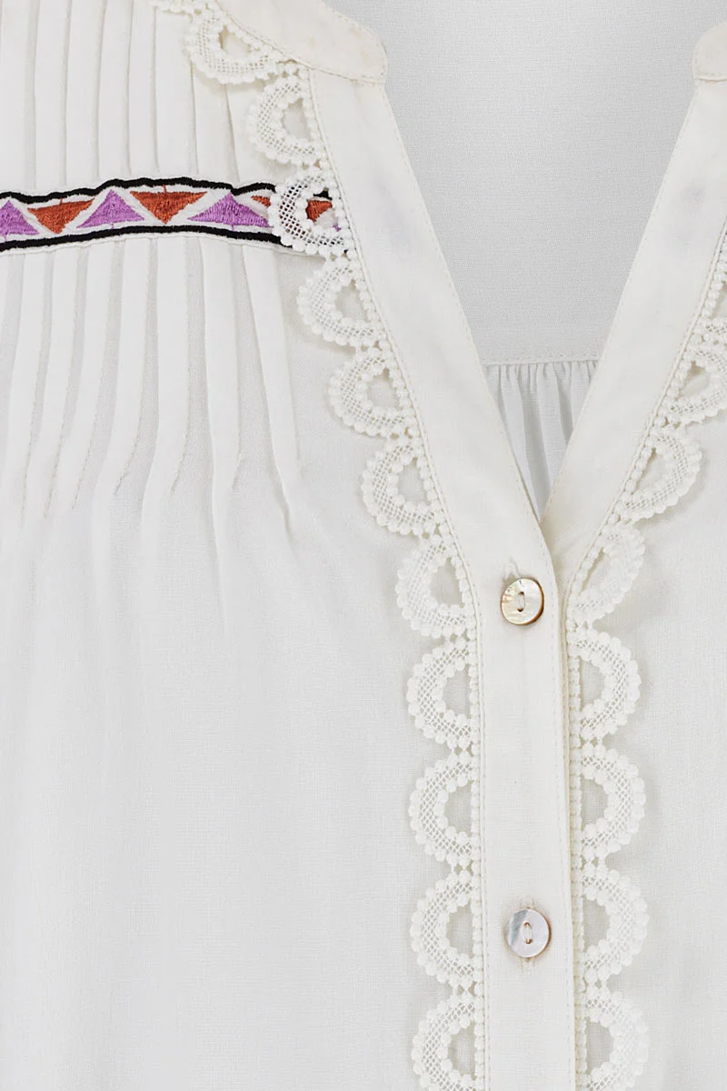 Enya Embroidered Blouse - Image 8