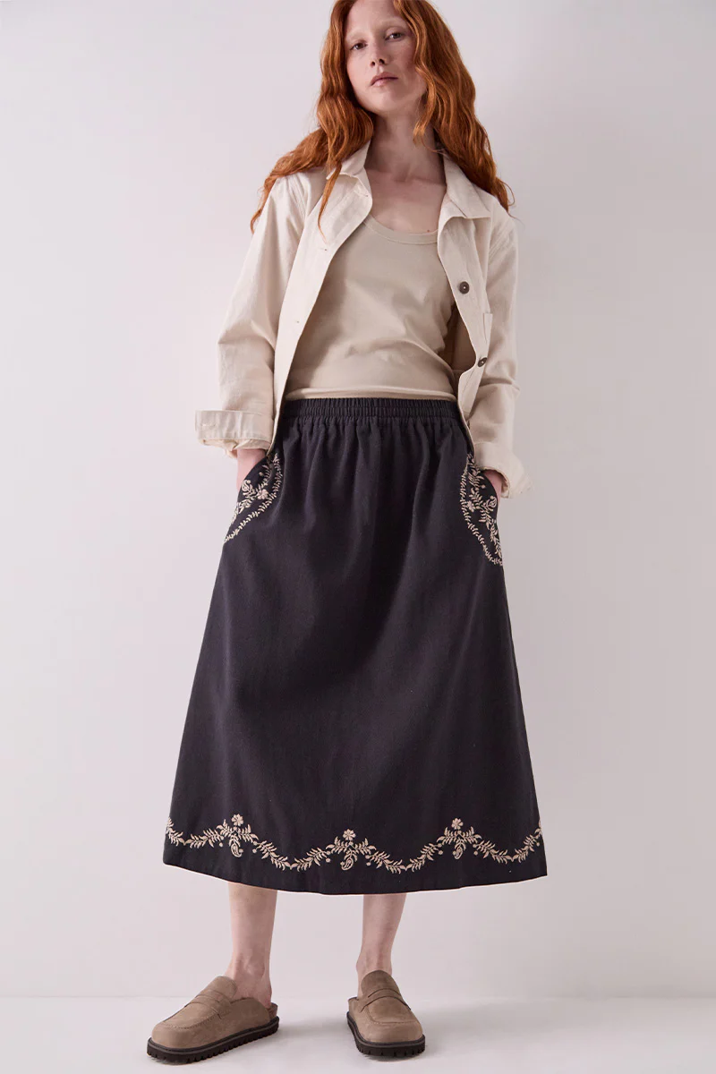 Esme Embroidered Skirt - Image 5