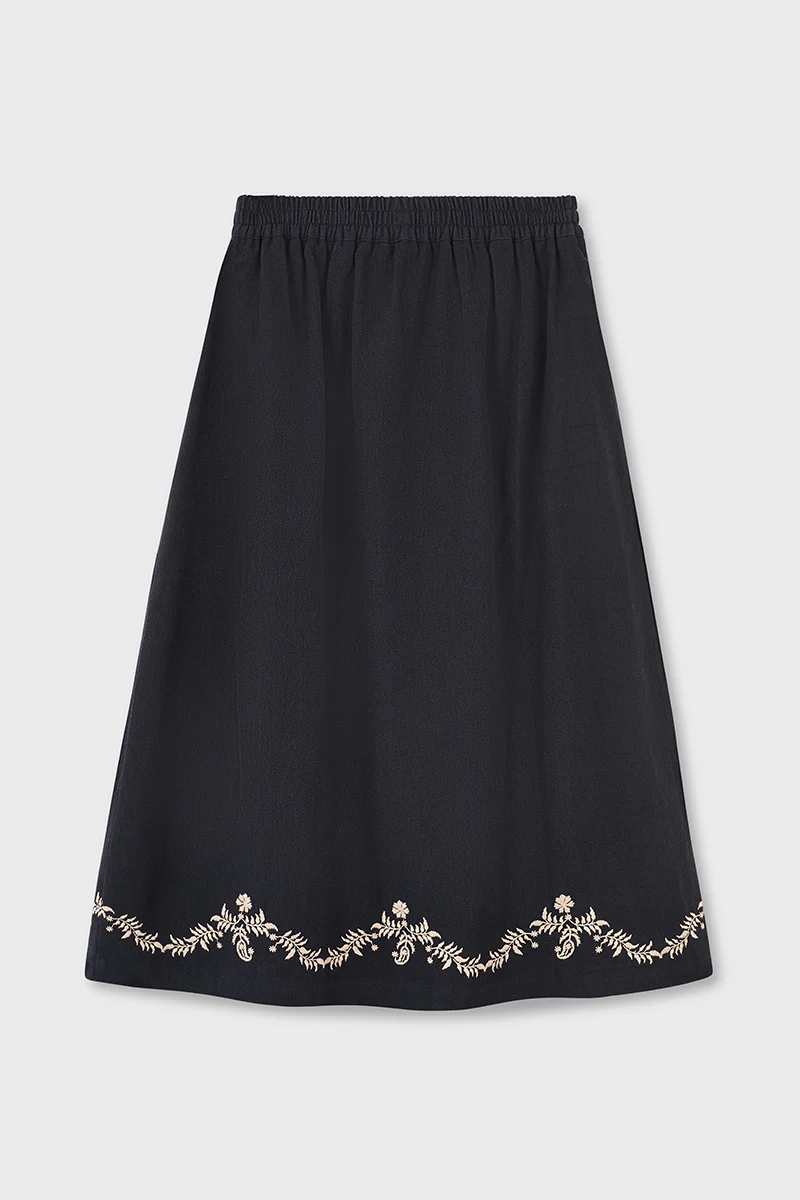 Esme Embroidered Skirt - Image 8