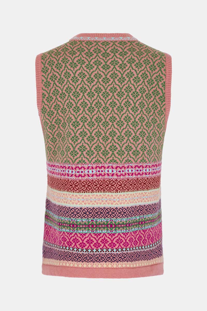 East x Oubas Fair Isle Wool Sweater Vest - Image 6