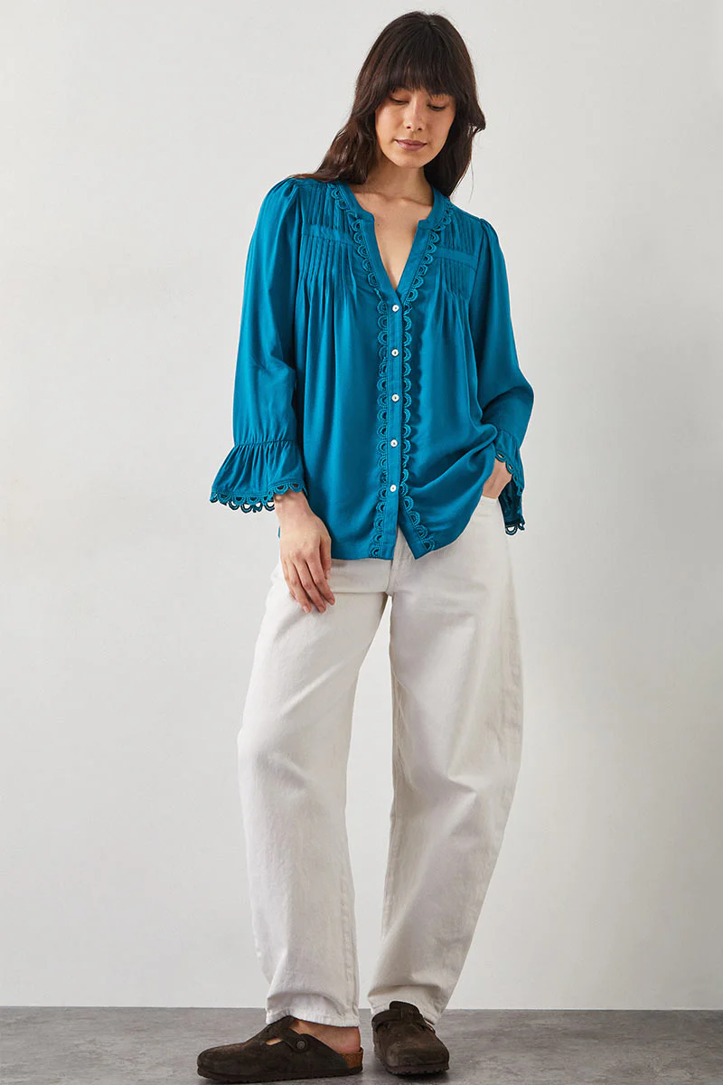 Joi Embroidered Blouse - Image 4