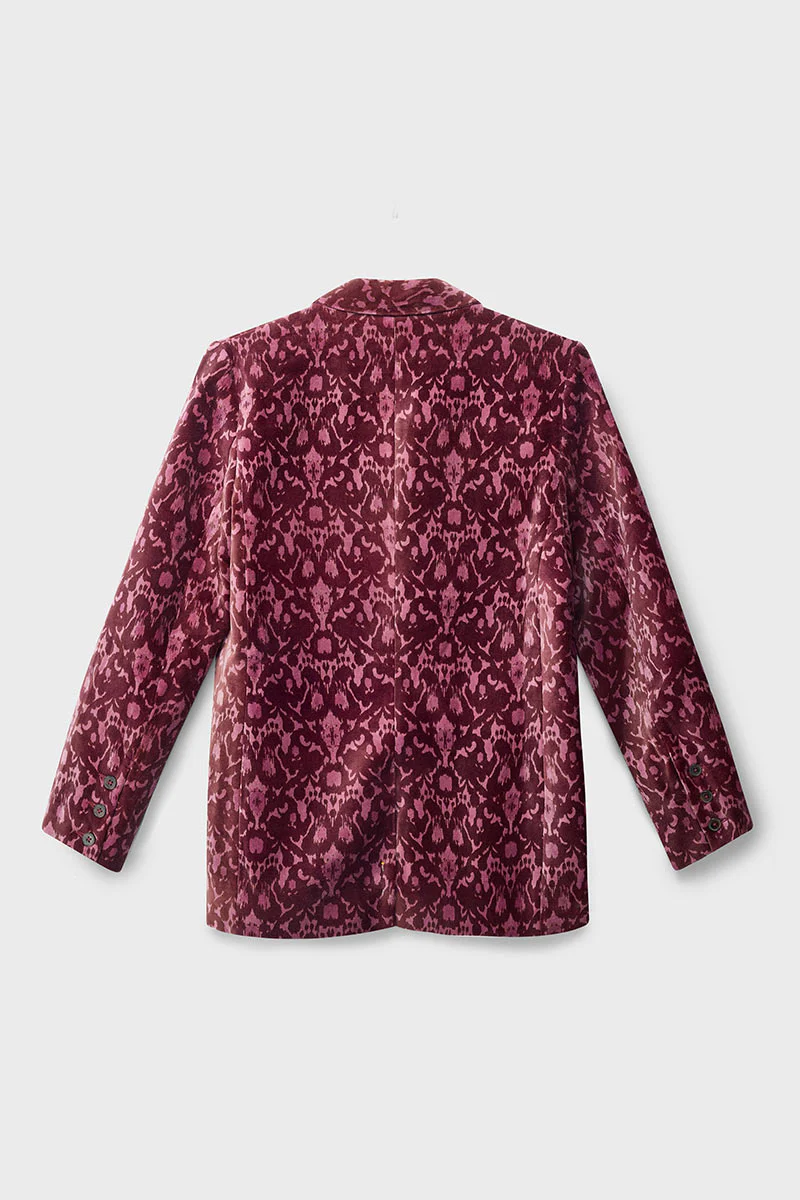 Jude Velvet Printed Blazer - Image 8