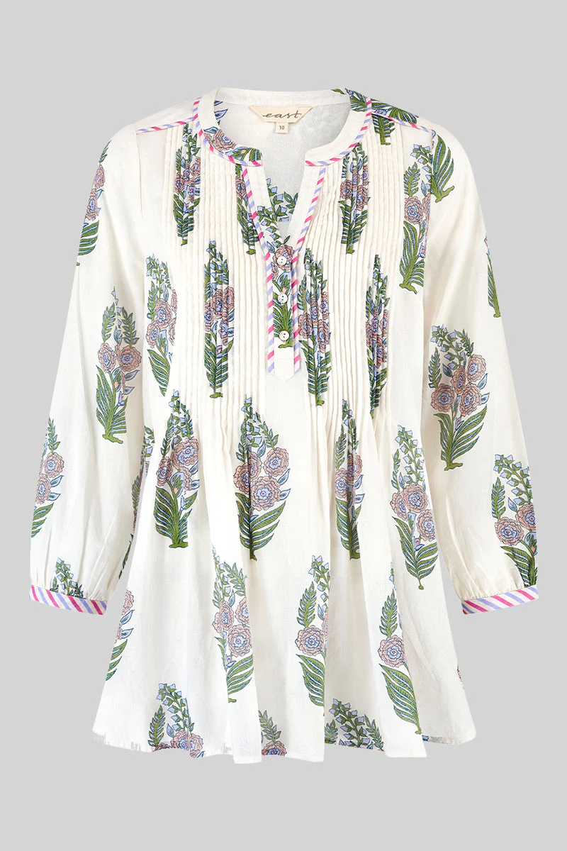 Logan Pintuck Blouse - Image 5