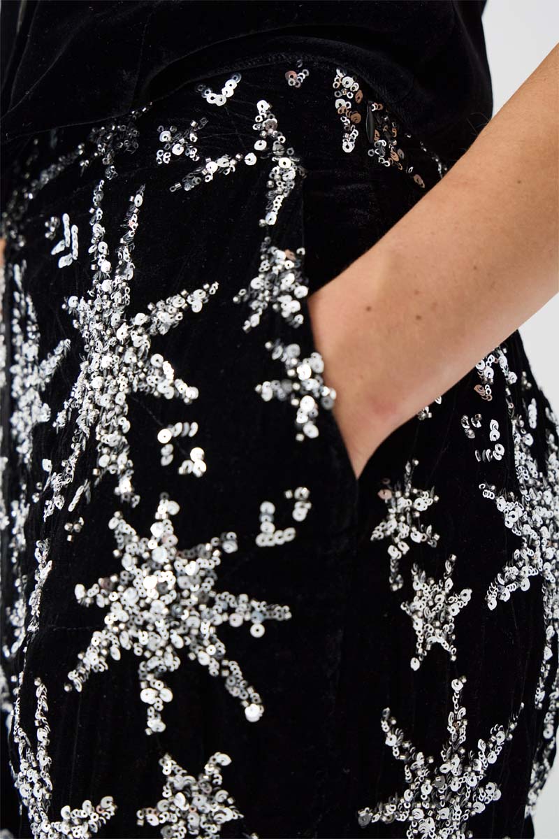 Medi Sequin Embellished Trouser - Image 3