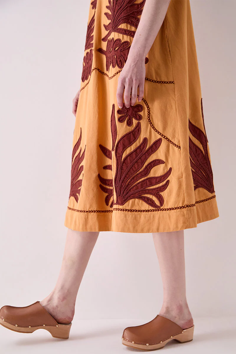 Mella Applique Cotton Dress - Image 3