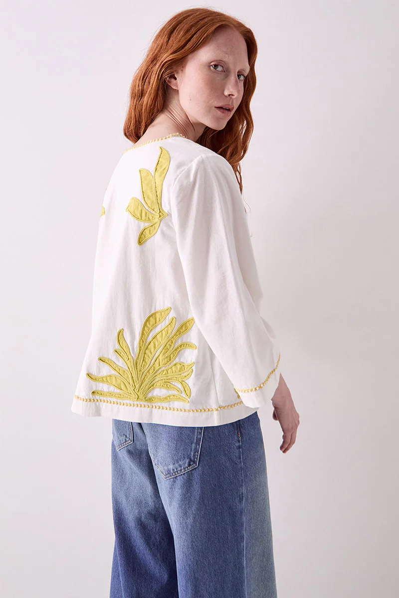 Mella Applique Cotton Top - Image 5