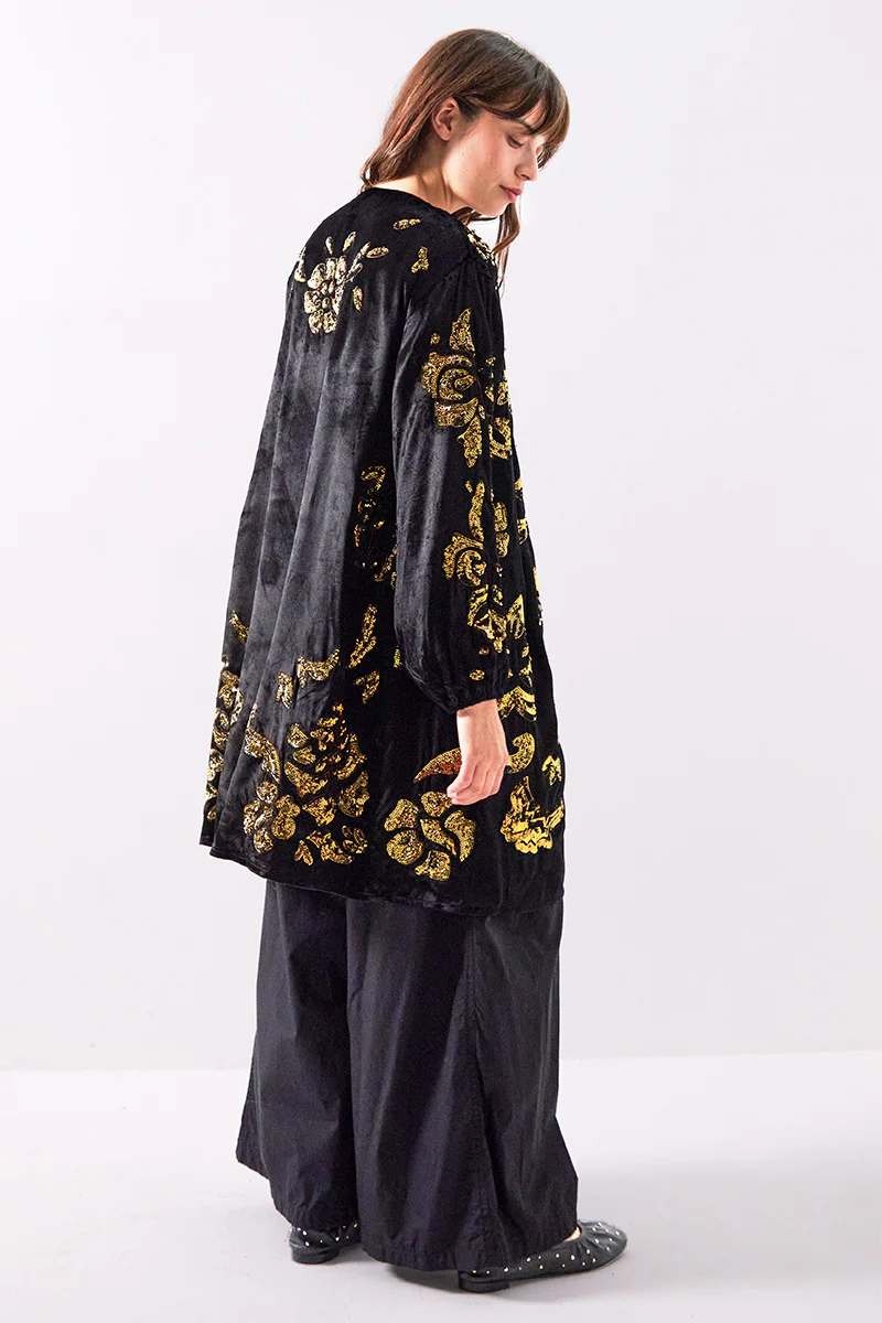 Orla Embellished Velvet Jacket - Image 4