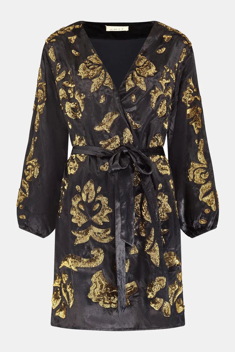 Orla Embellished Velvet Jacket - Image 5