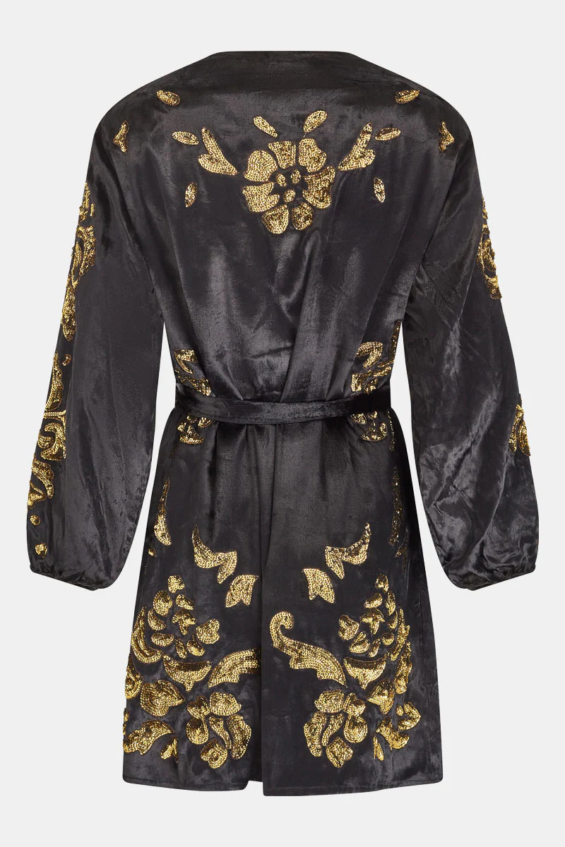 Orla Embellished Velvet Jacket - Image 6