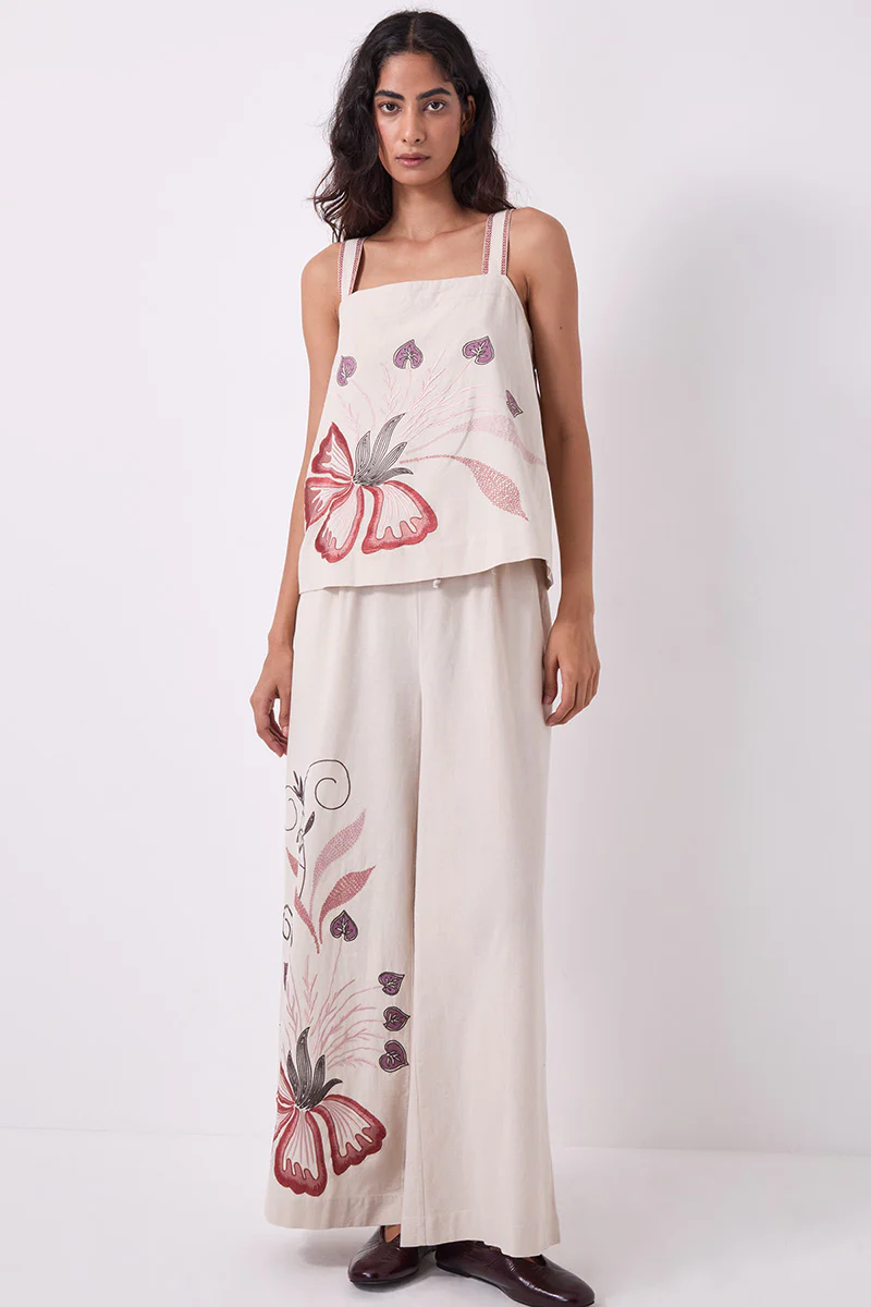 Zhandra Embroidered Trousers - Image 3