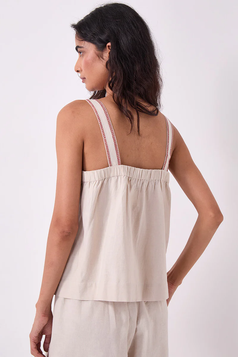 Zhandra Embroidered Cami Top - Image 5
